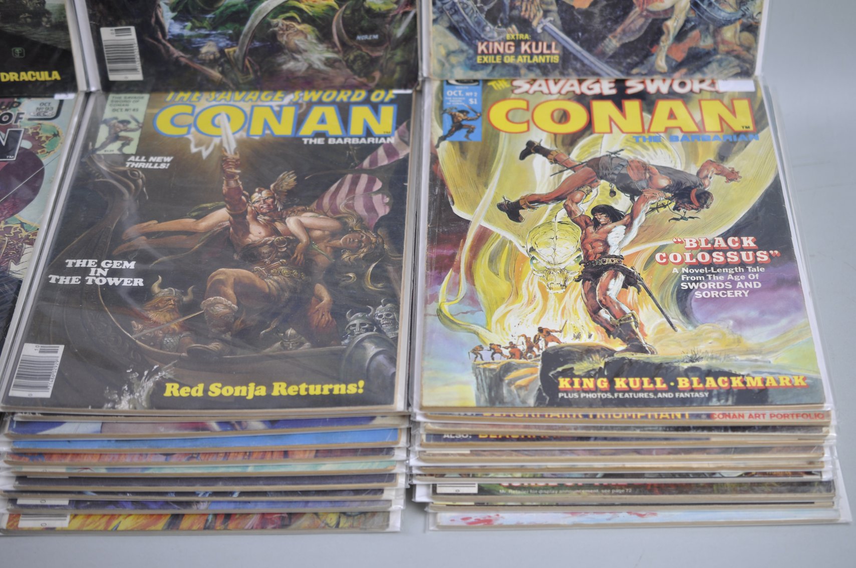 Assortment of the Savage Sword of Conan Comics