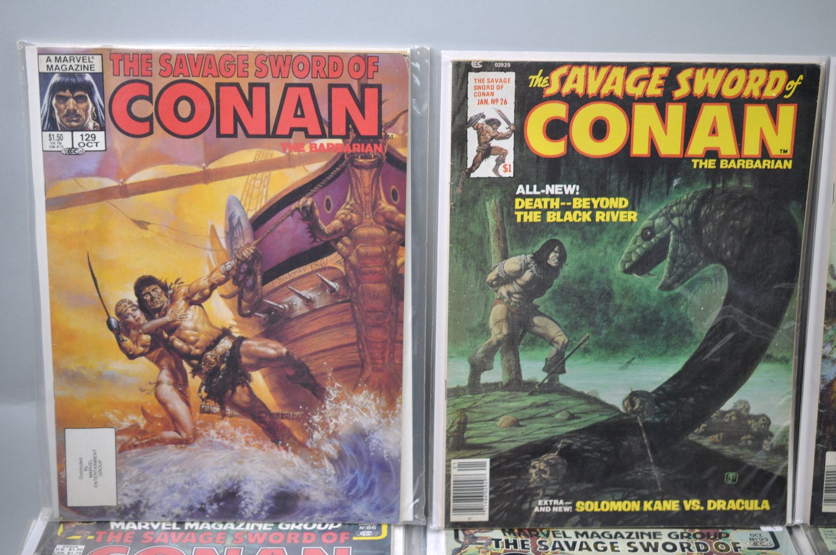 Assortment of the Savage Sword of Conan Comics