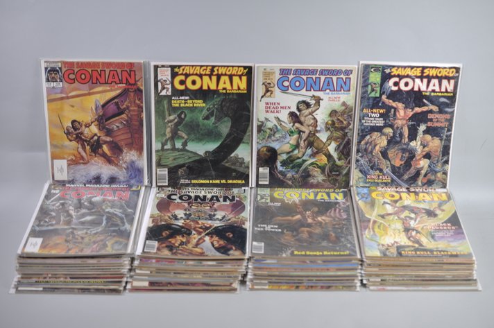 Assortment of the Savage Sword of Conan Comics
