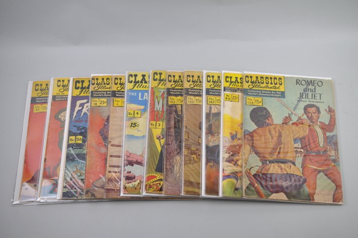12 Classics Illustrated Comics