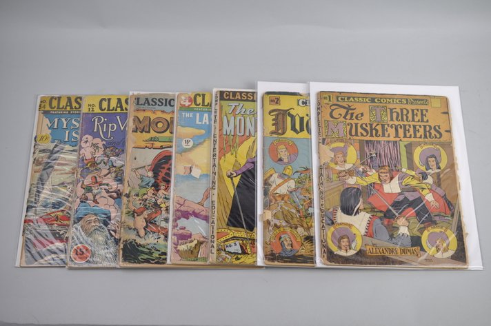 Collection of Seven Classic Comics
