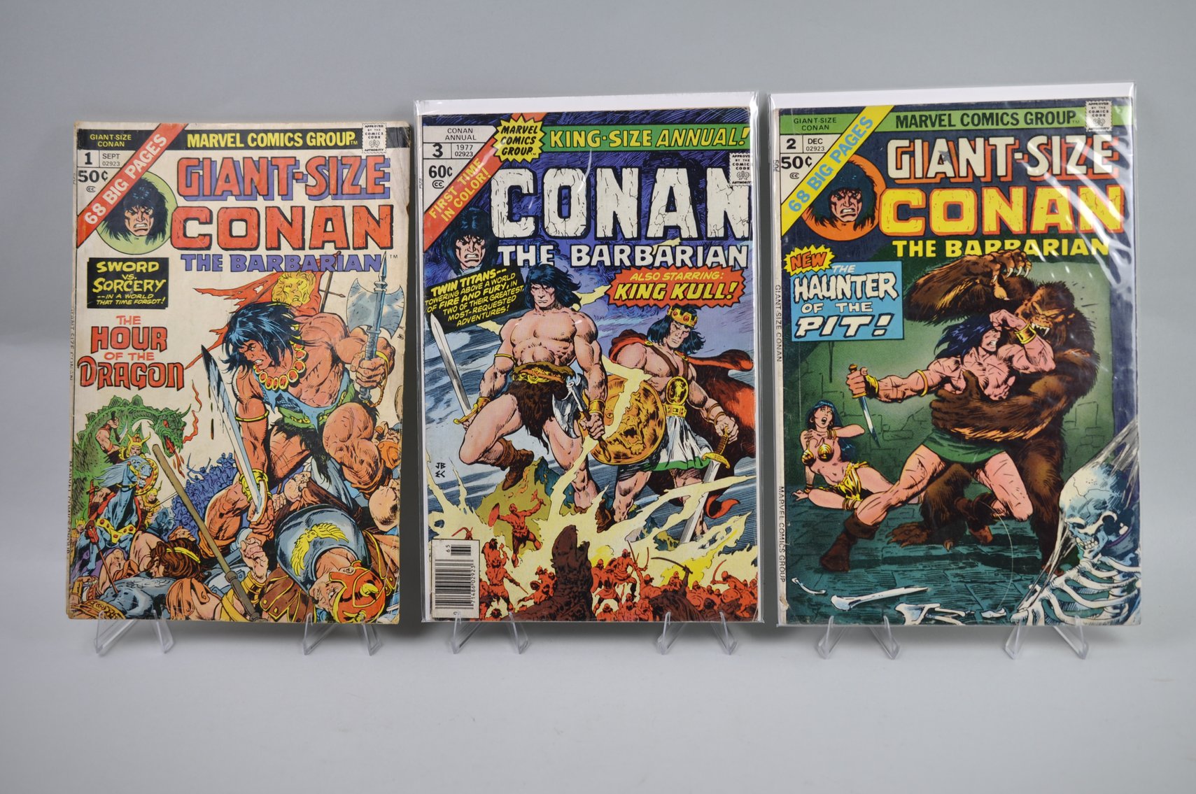 Cloak and Dagger & Conan Comic Sets