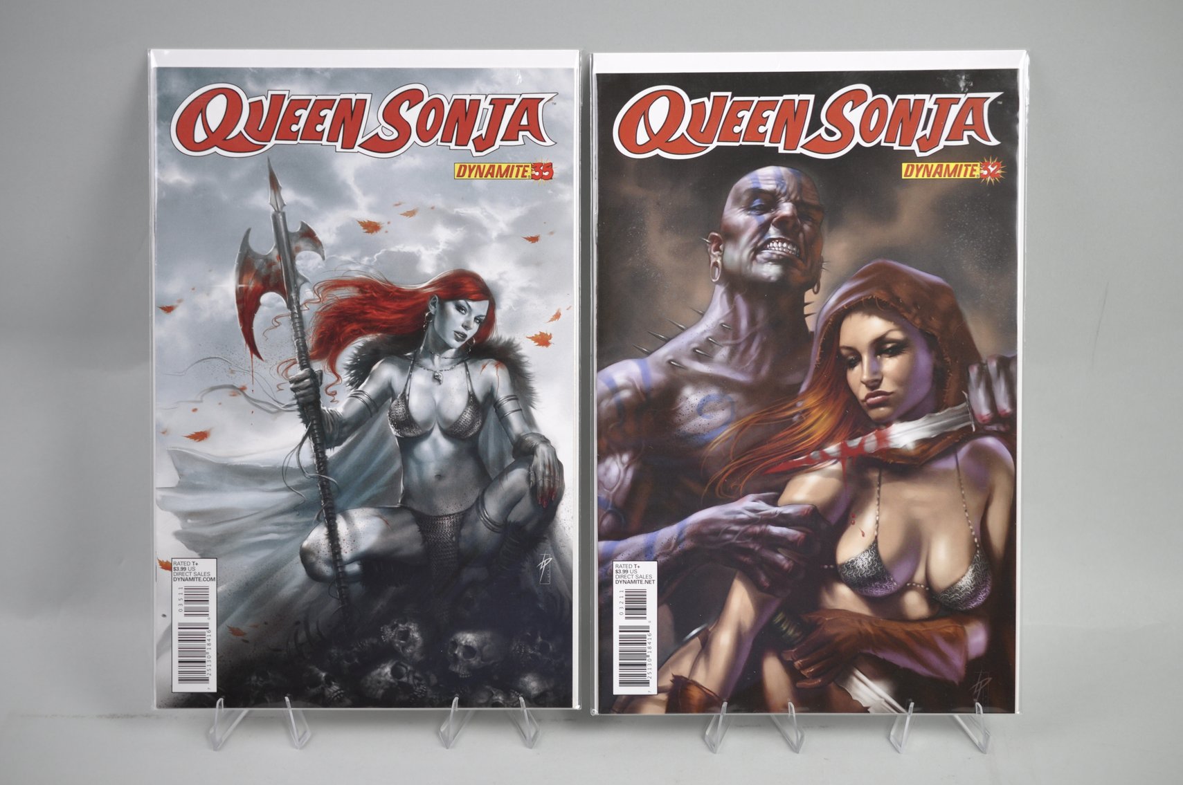Collection and Variations of Red Sonja Comics