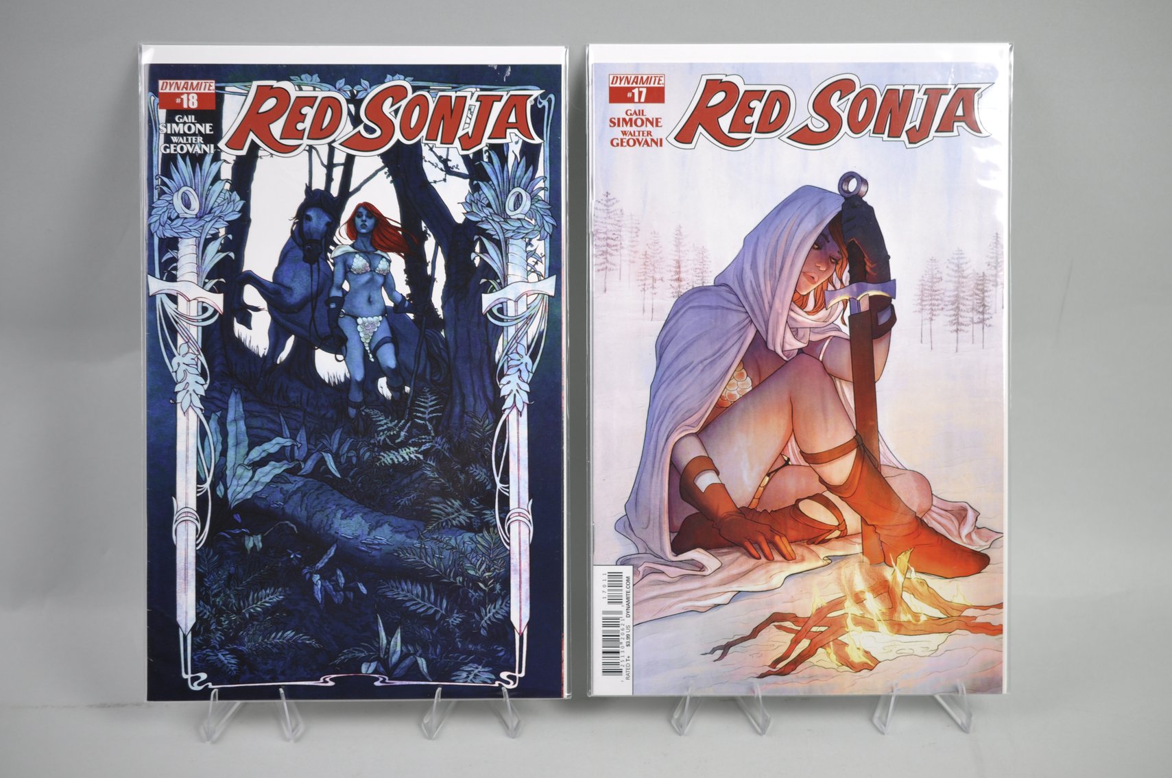 Collection and Variations of Red Sonja Comics