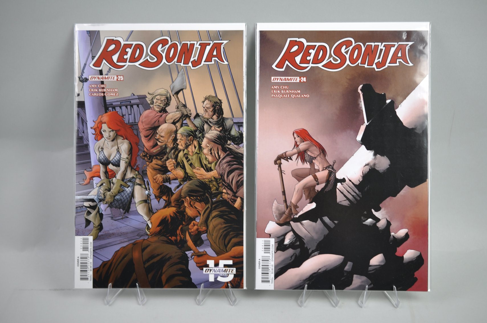 Collection and Variations of Red Sonja Comics