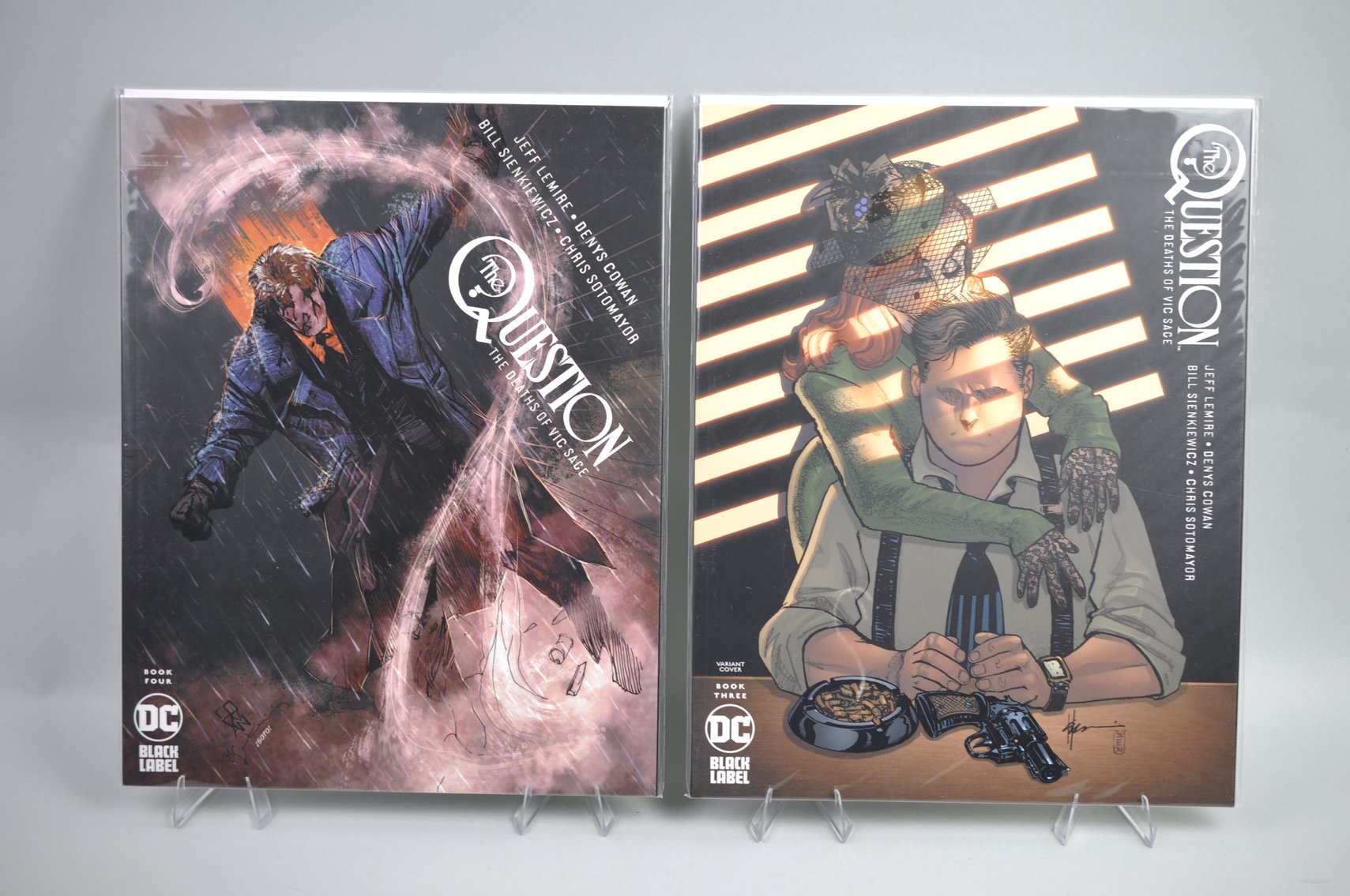 Harleen, The Question, & The Cult Comic Sets