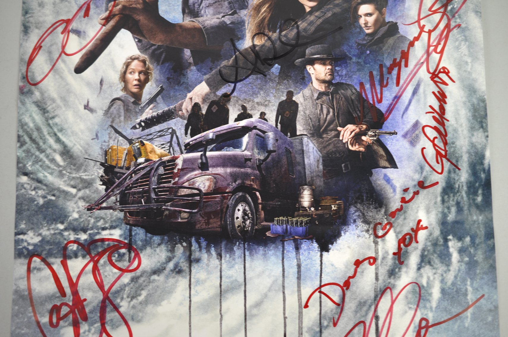 Fear the Walking Dead Signed Poster