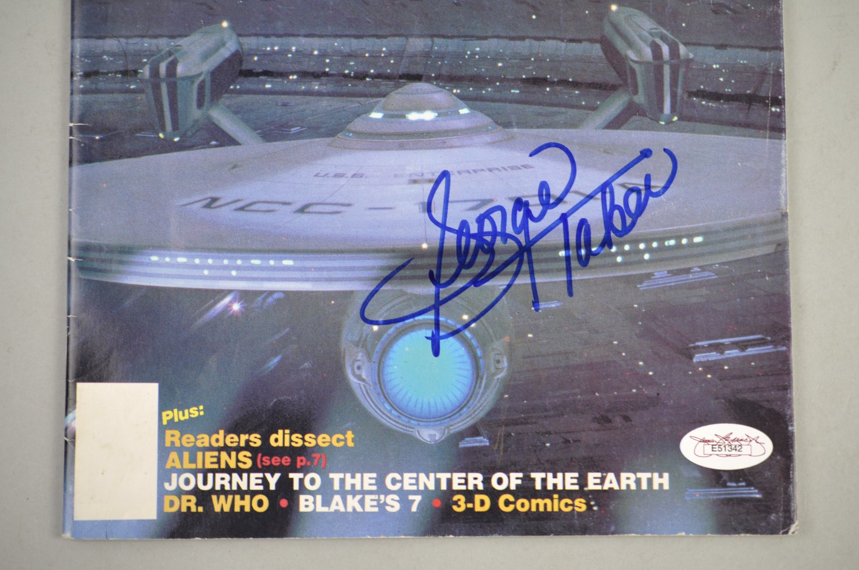 George Takei Signed Starlog Magazine