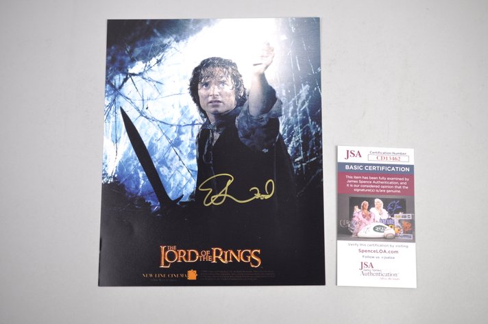 Elijah Wood Lord of the Rings Signed Photo
