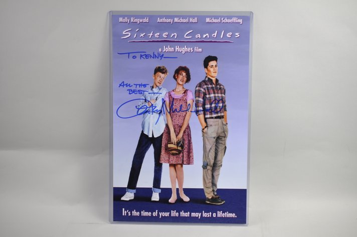Sixteen Candles Photo Signed by Anthony M. Hall