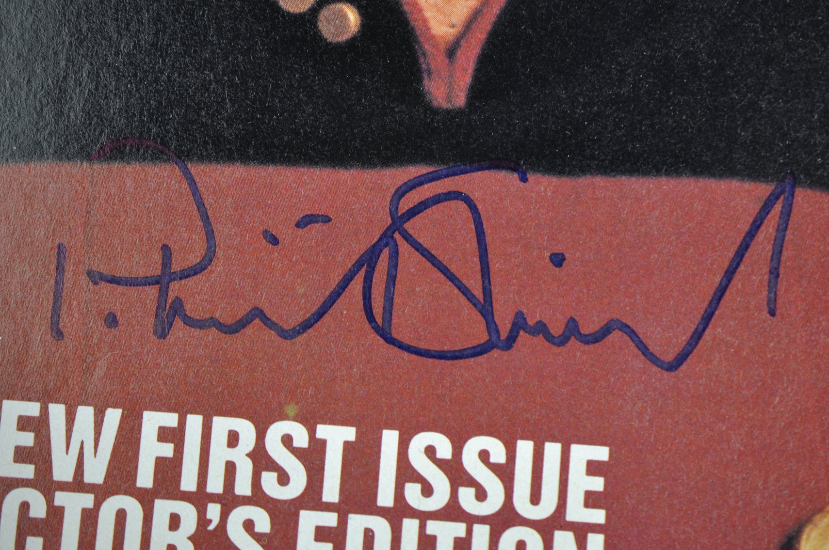 Patrick Stewart Signed Starlog Magazine