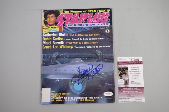 George Takei Signed Starlog Magazine