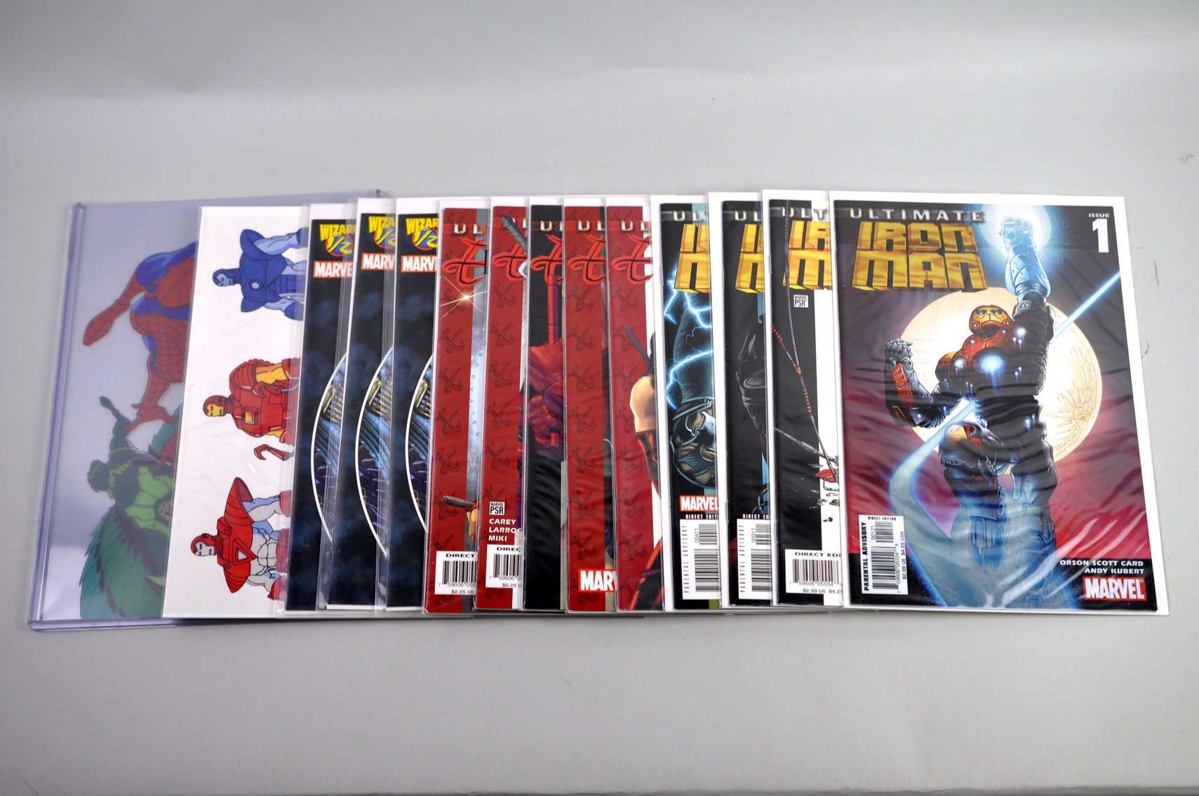 Assortment of Marvel Comic Heroes and Cels