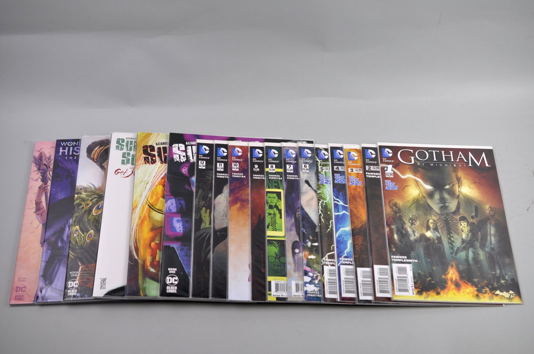 Gotham, Suicide Squad, and Wonder Woman Sets