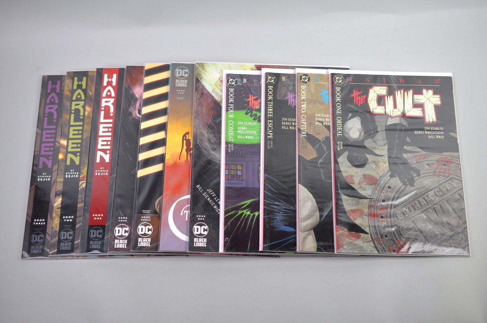 Harleen, The Question, & The Cult Comic Sets
