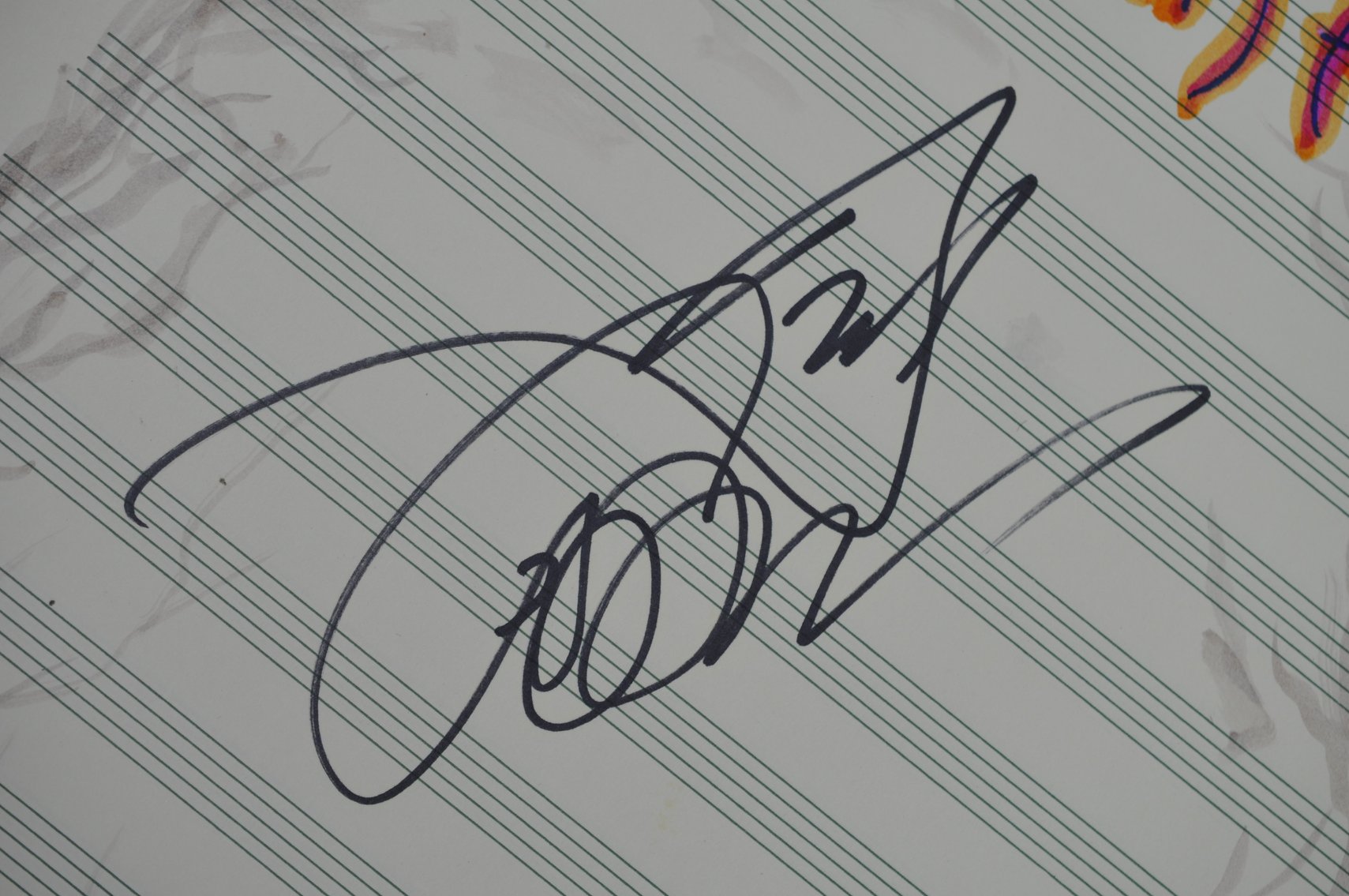 David Copperfield Signed Photo and Music Sheet