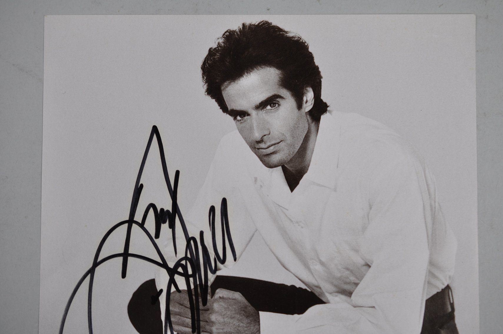 David Copperfield Signed Photo and Music Sheet