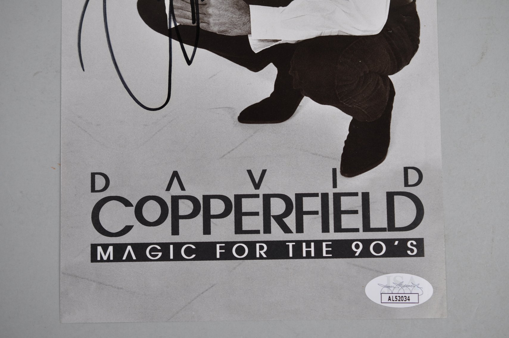 David Copperfield Signed Photo and Music Sheet