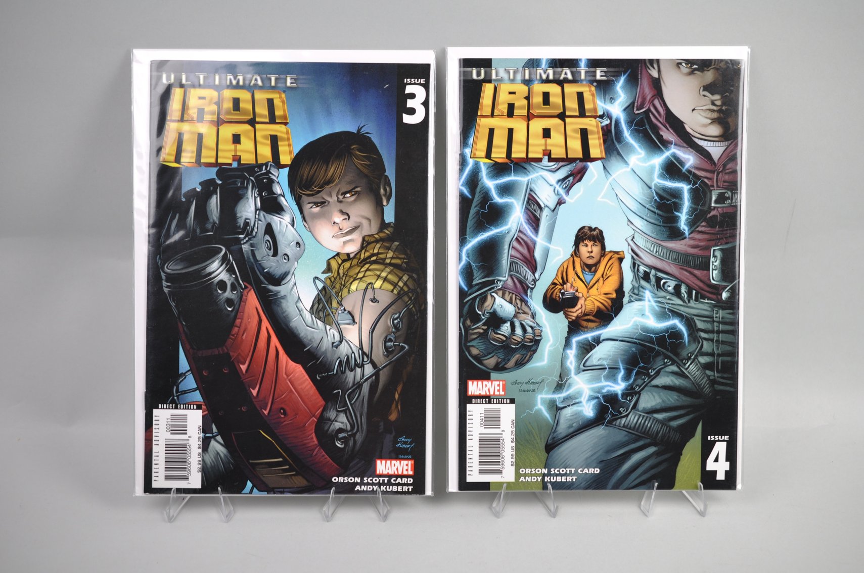 Assortment of Marvel Comic Heroes and Cels