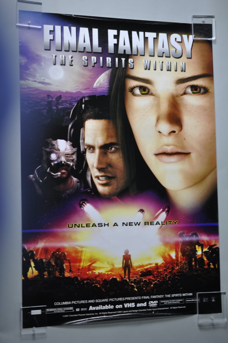 Final Fantasy and Two Tomb Raider Theater Posters