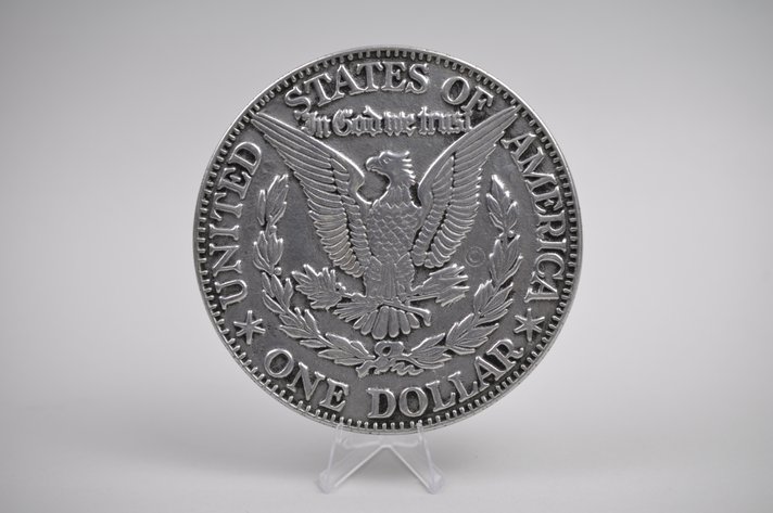 Oversized 1878 Morgan Dollar