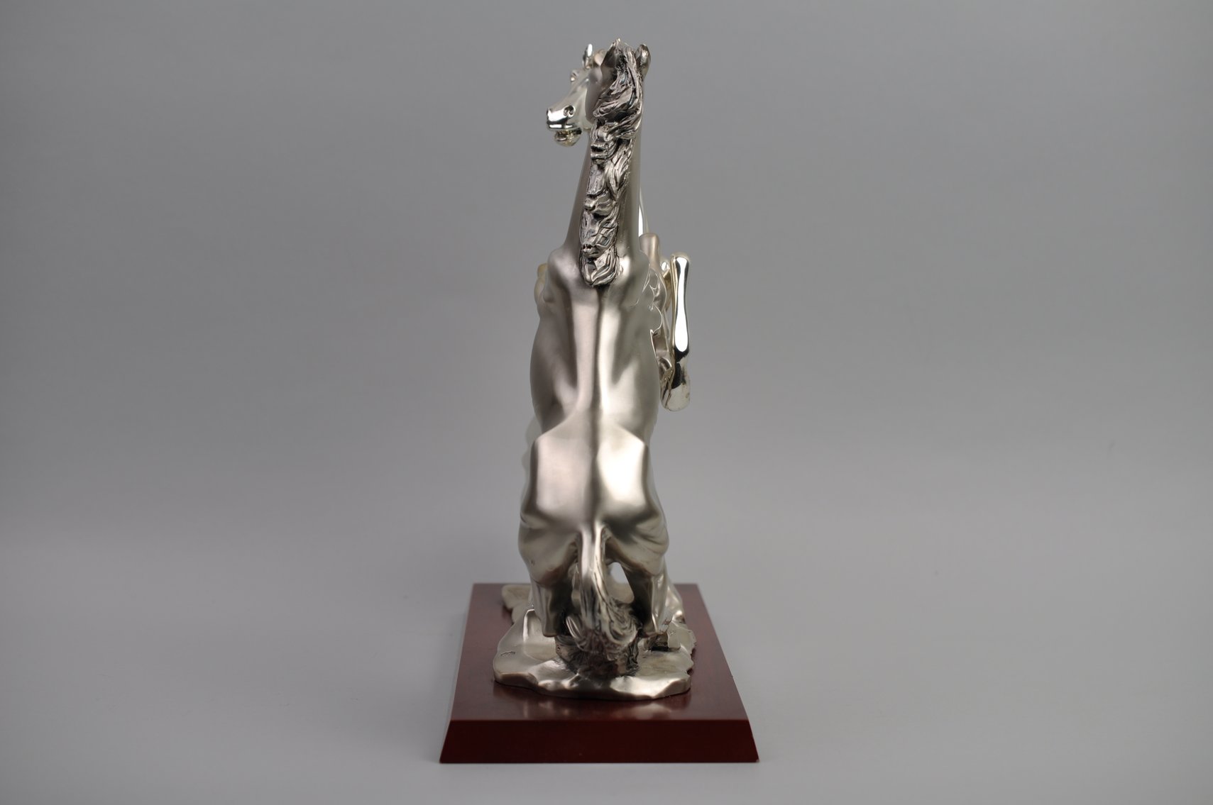 Linea Argenti Silver Plated Stallions Sculpture