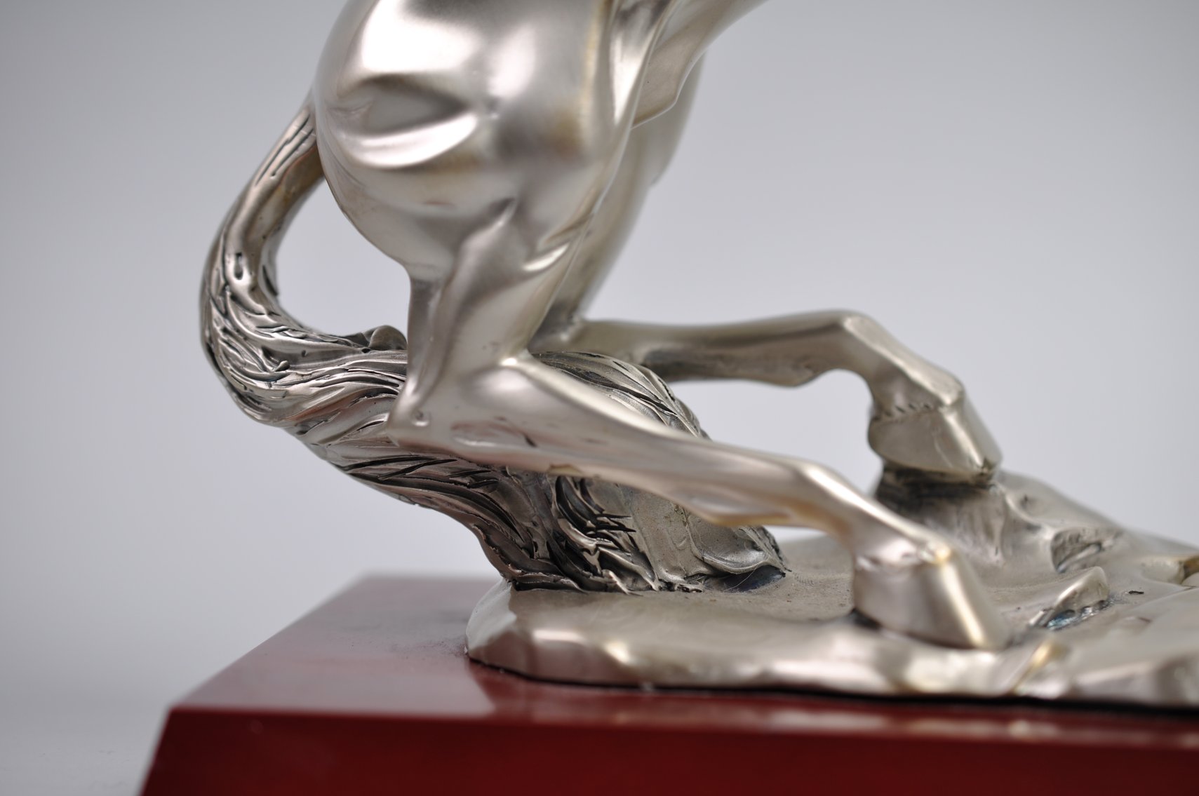 Linea Argenti Silver Plated Stallions Sculpture