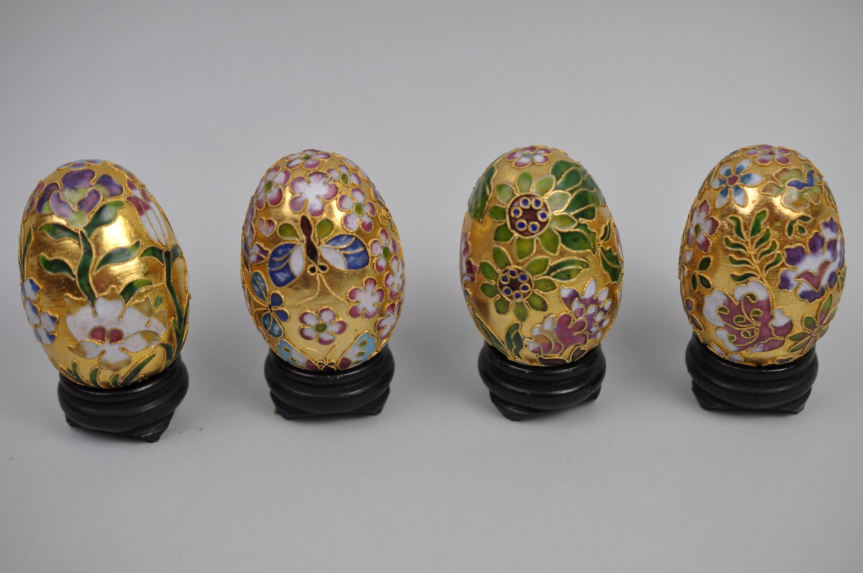 Cloisonne Eggs, Box Ornaments, and Knick Knacks