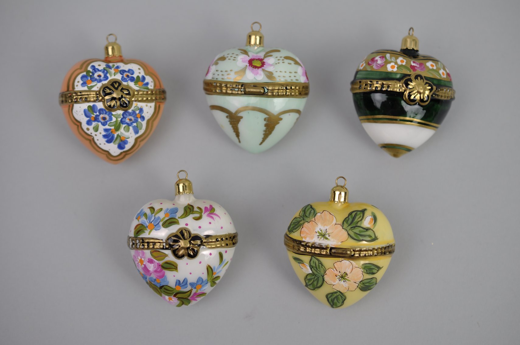 Cloisonne Eggs, Box Ornaments, and Knick Knacks