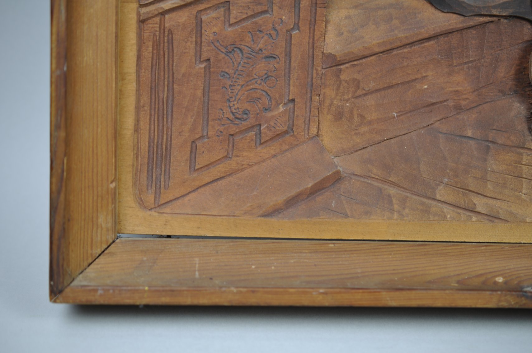 Norwegian Hand Carved Wall Plaque