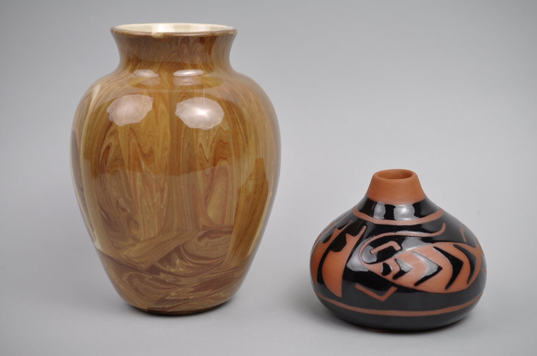 Native Pottery & Bird Figurines