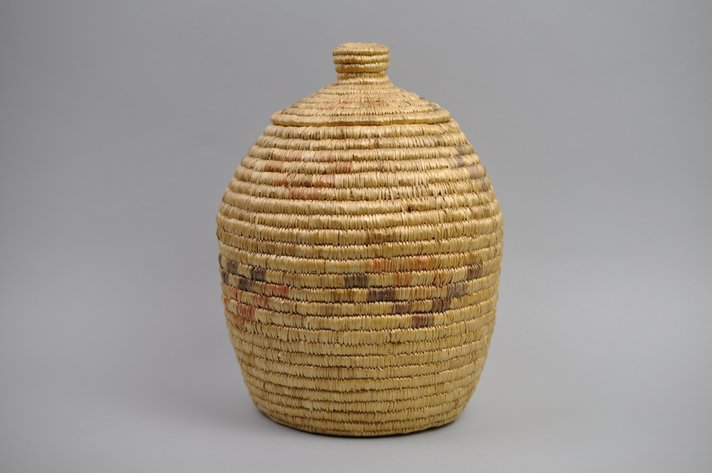 Native American Basket w/ Lid