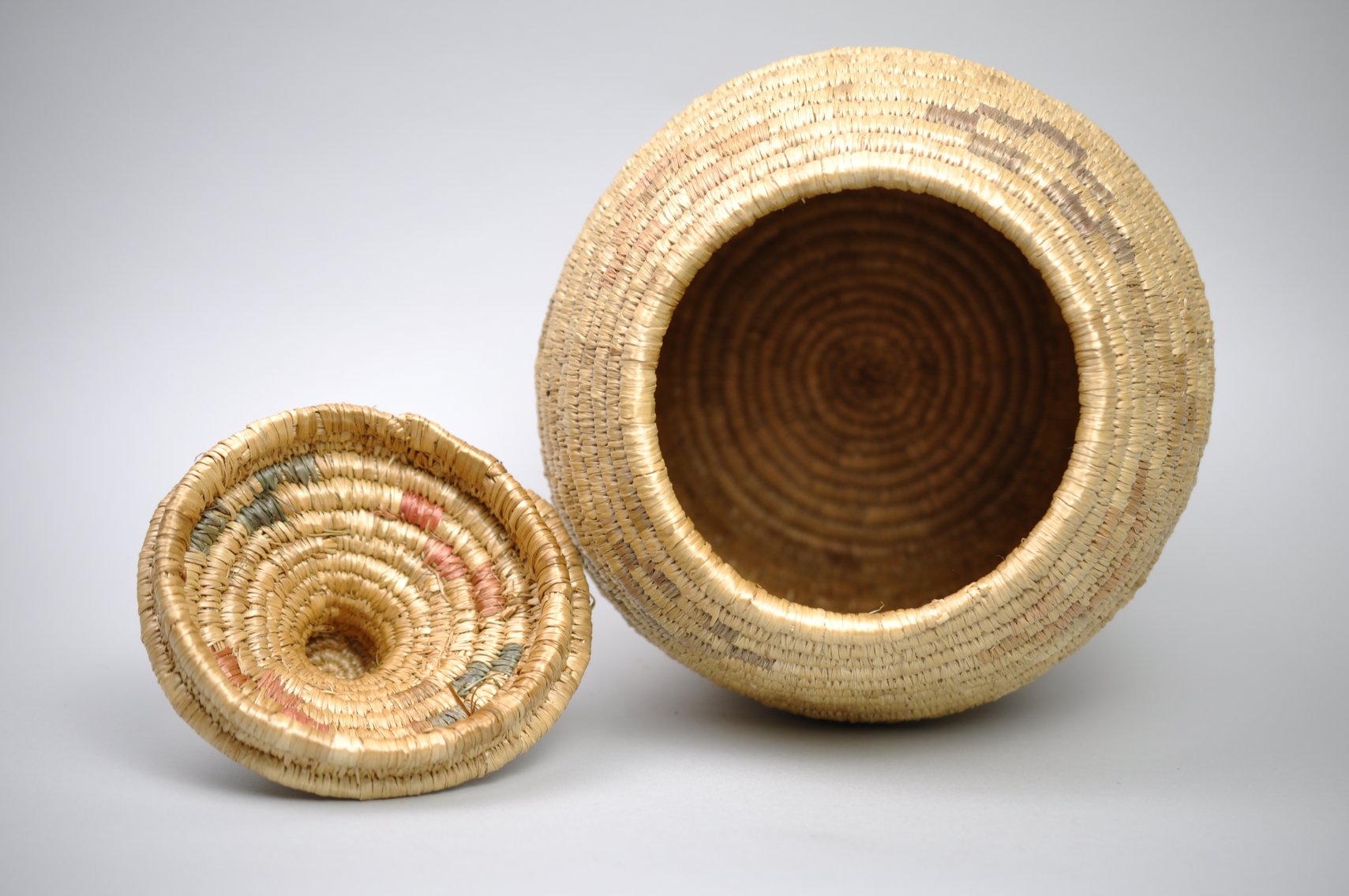 Native American Basket w/ Lid