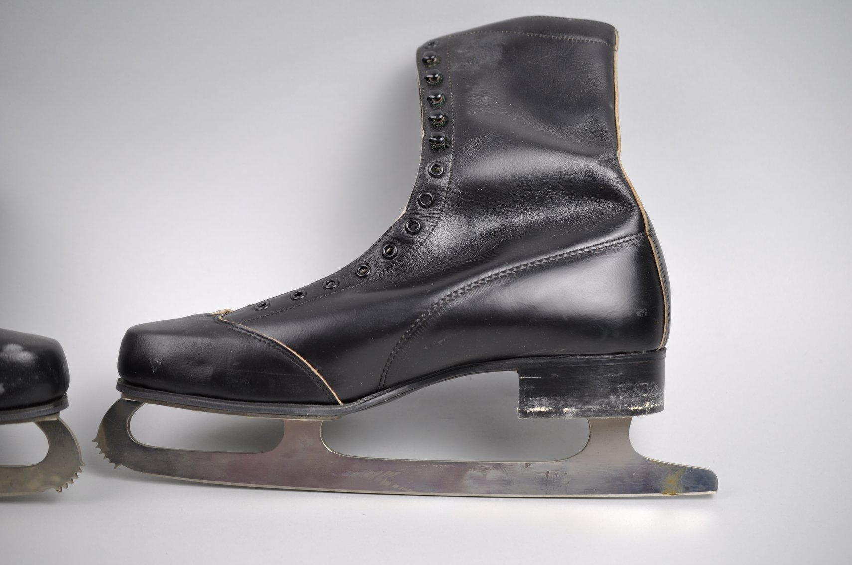 Black Leather Figure Skates Sears 1963