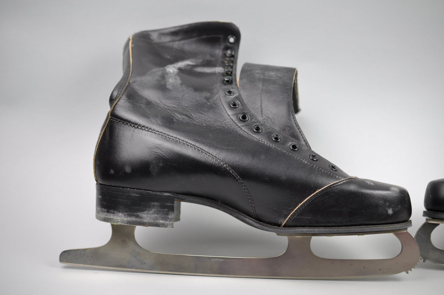 Black Leather Figure Skates Sears 1963