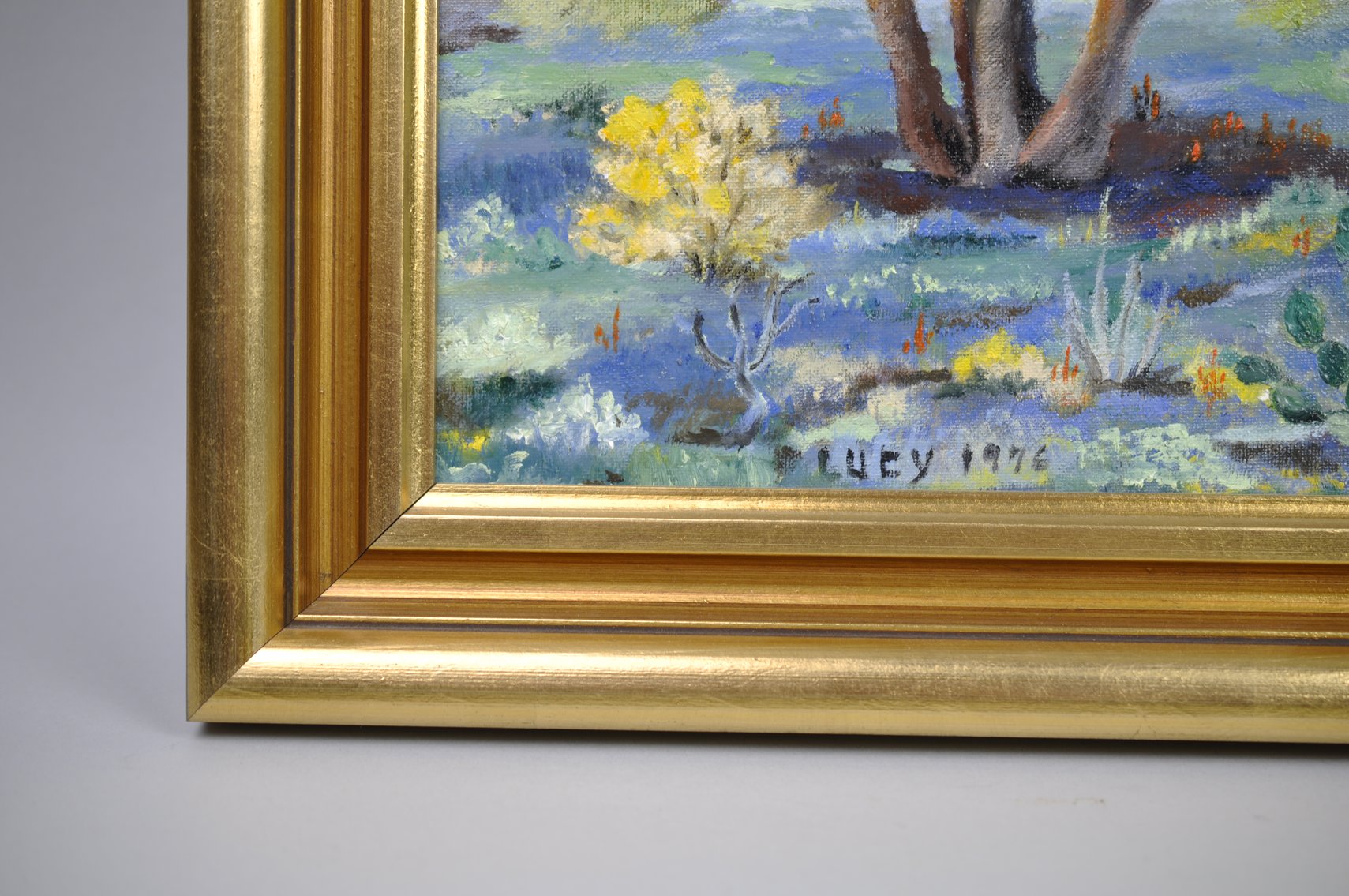Lucy Painting of Landscape with Trees