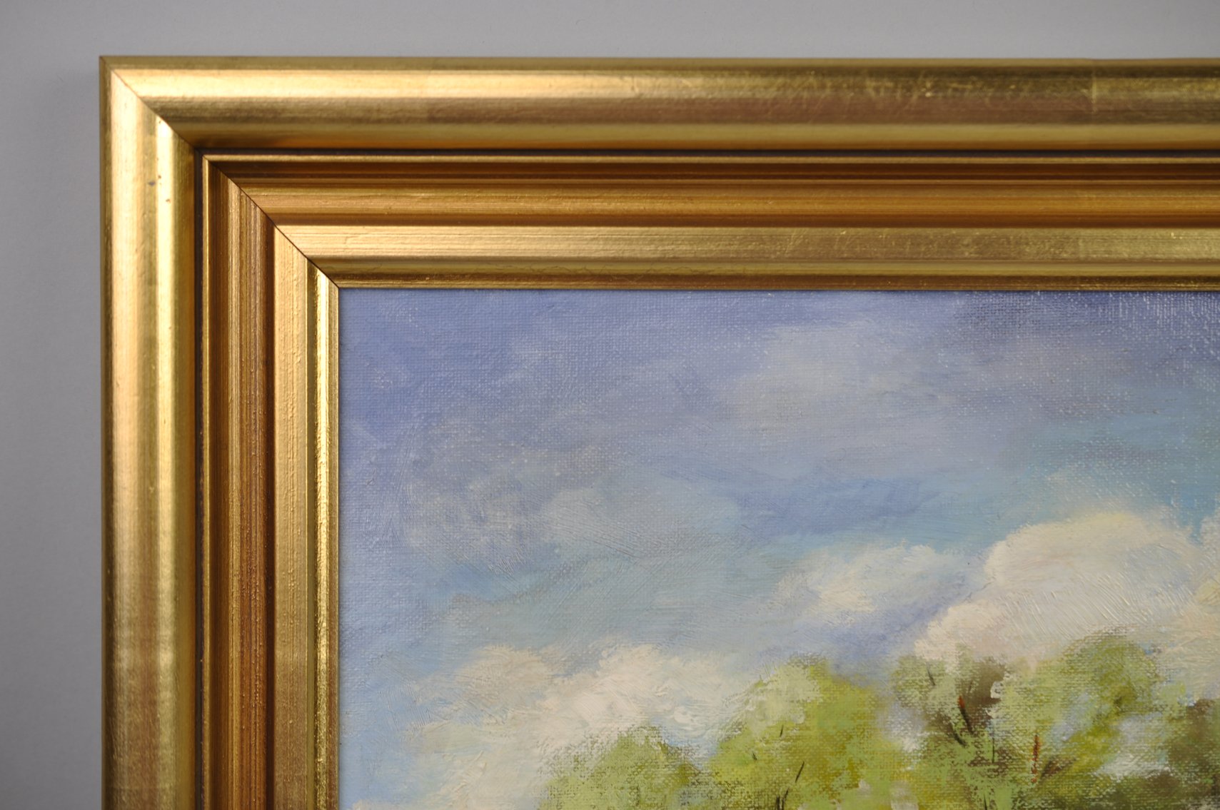 Lucy Painting of Landscape with Trees