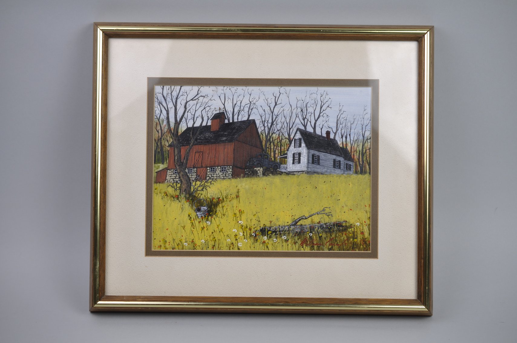 William Coombs Rural Farm Painting