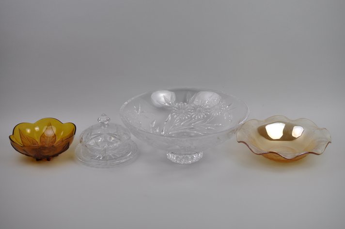 Glass & Crystal Dishware Including Jeannette