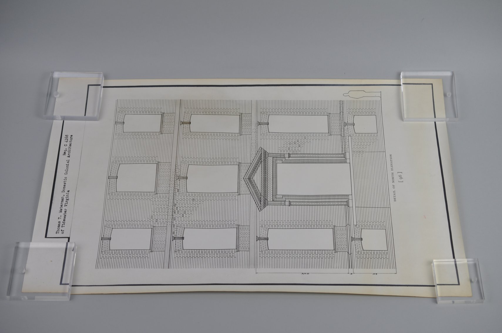 Virginia's Roswell Plantation Blueprints and Photos