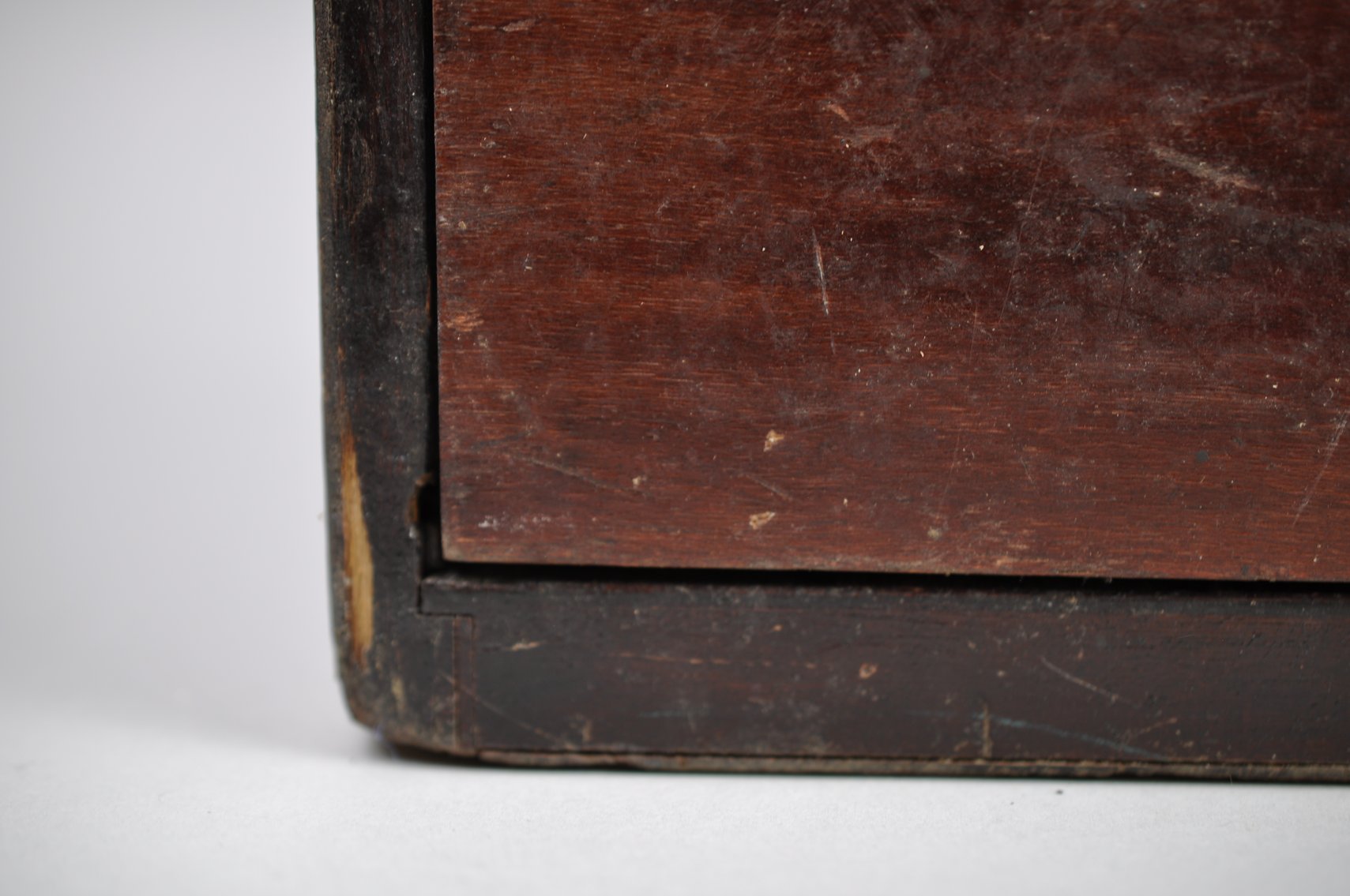 Wooden Dentist Case w/ Supplies