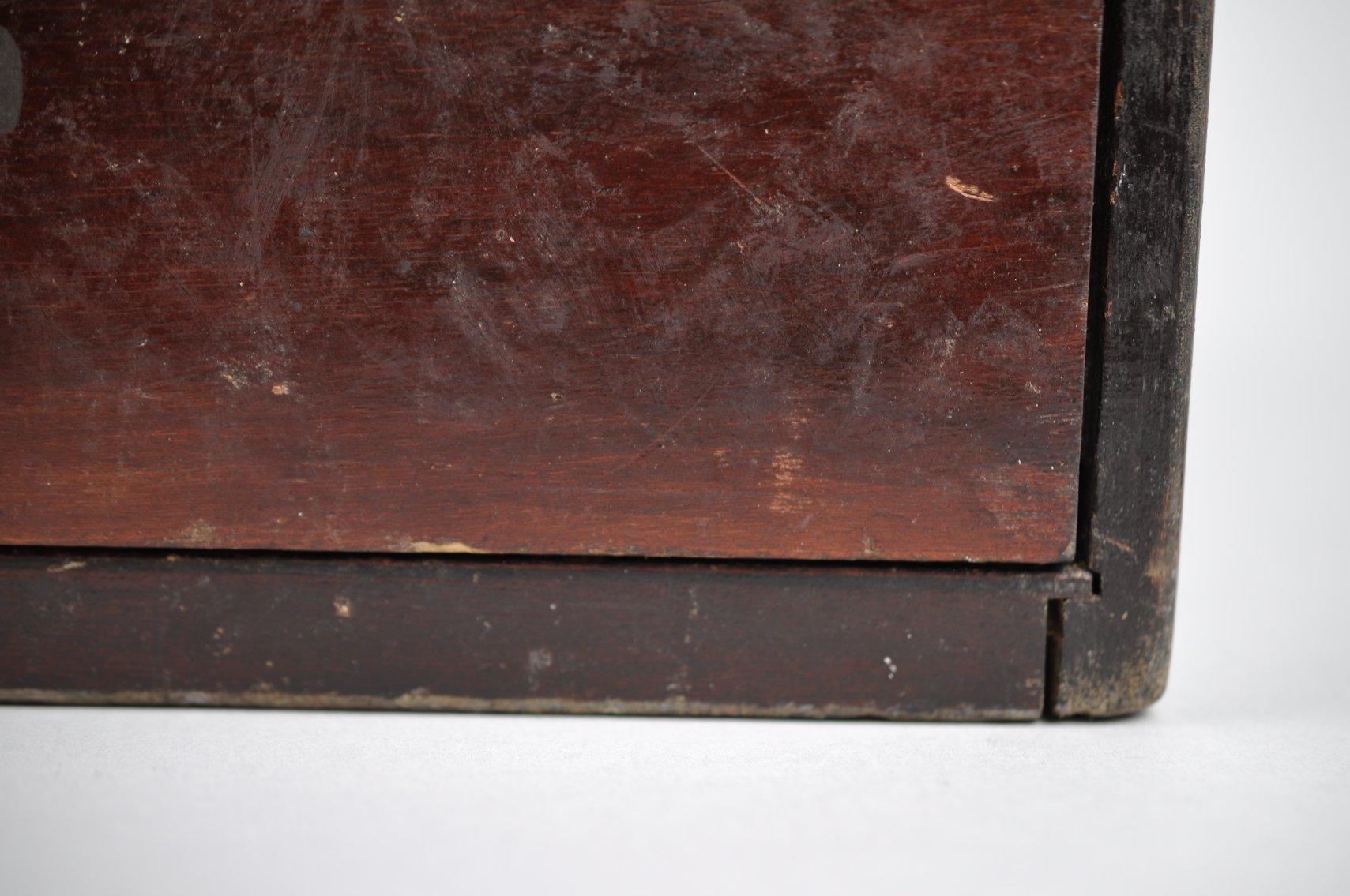 Wooden Dentist Case w/ Supplies