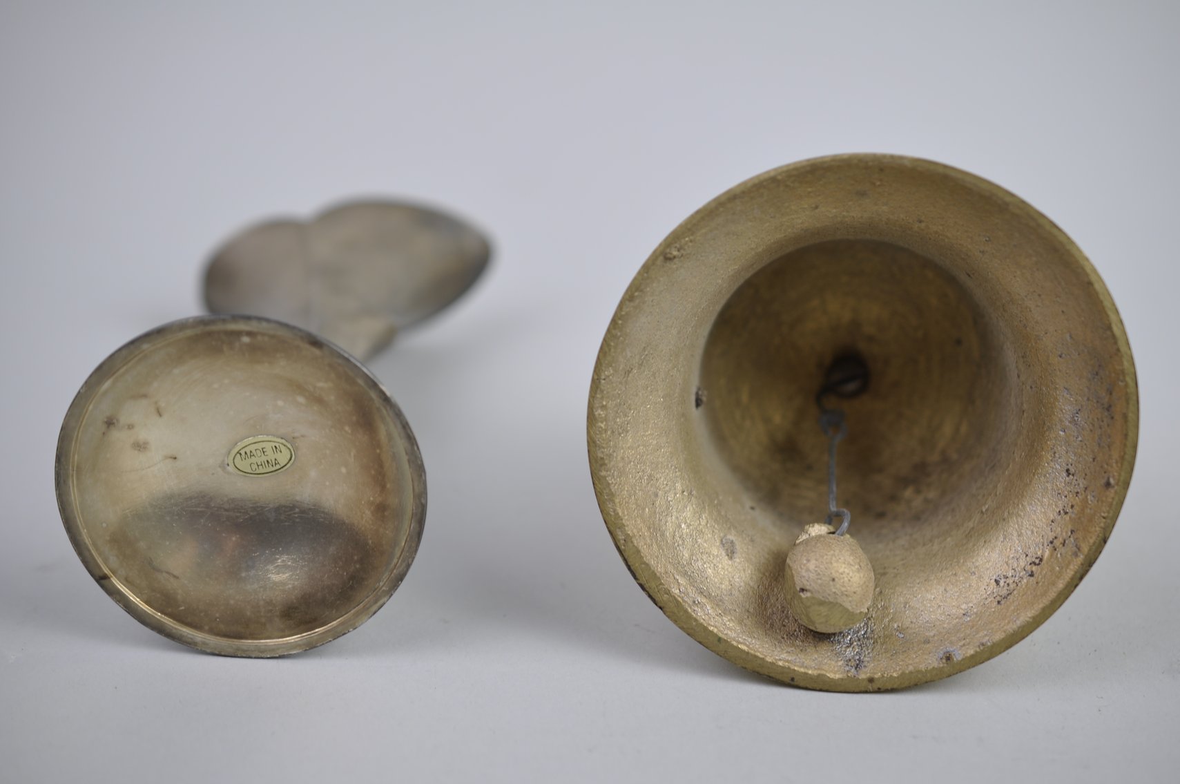 Brass Hooks, Bowls & Silver-Plated Vase