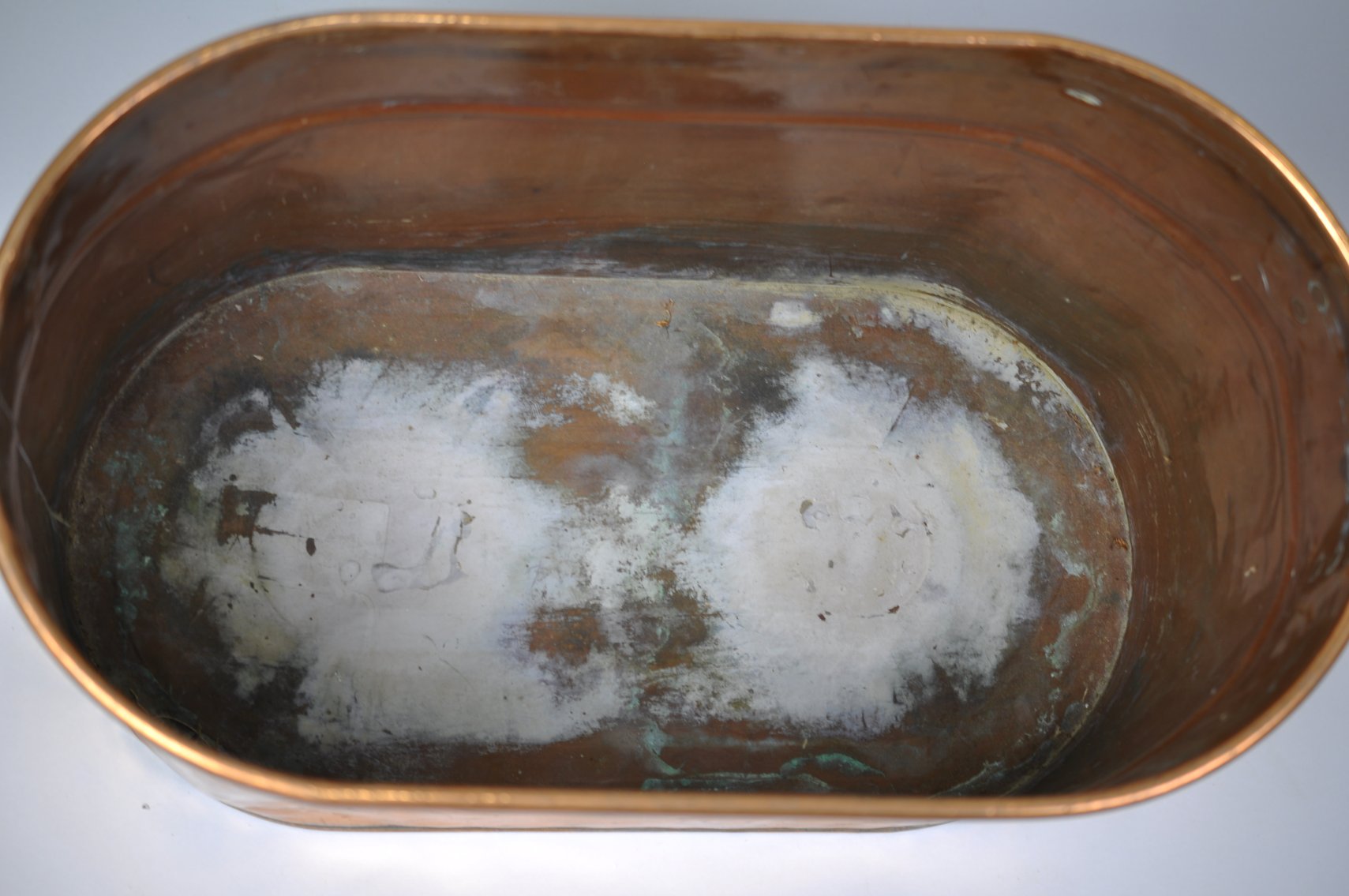 Revere Copper Double Handle Oval Wash Tub