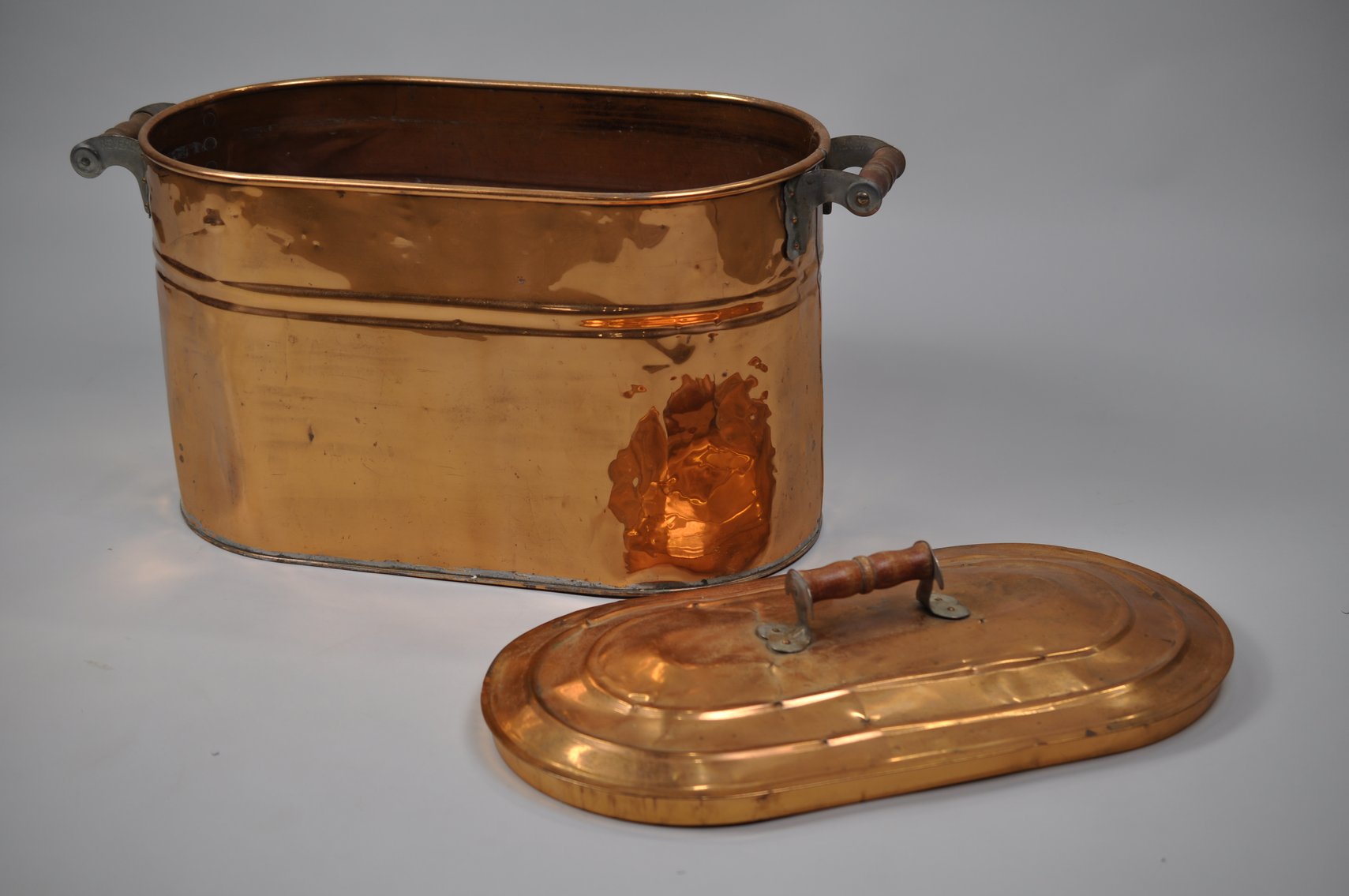 Revere Copper Double Handle Oval Wash Tub