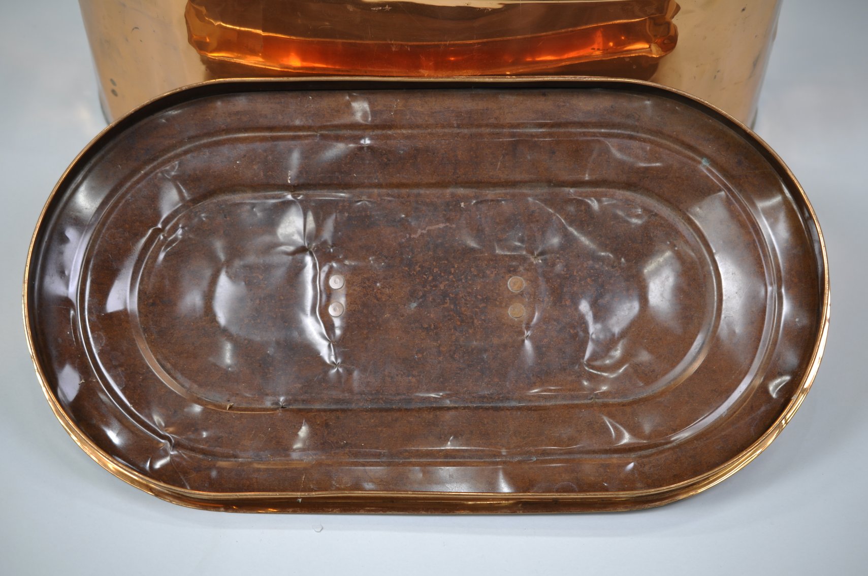 Revere Copper Double Handle Oval Wash Tub