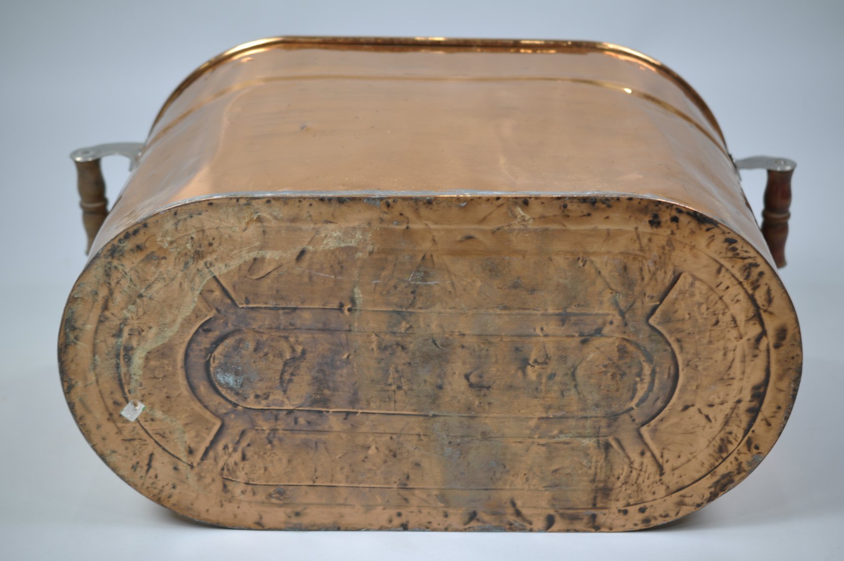 Revere Copper Double Handle Oval Wash Tub