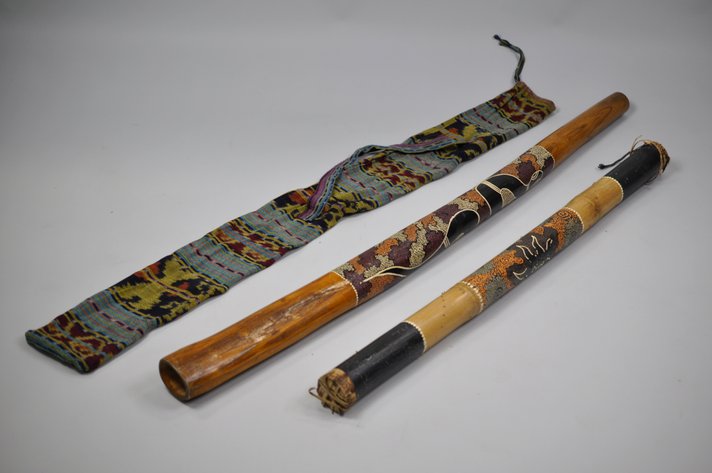 Aboriginal Didgeridoo and Rain Stick
