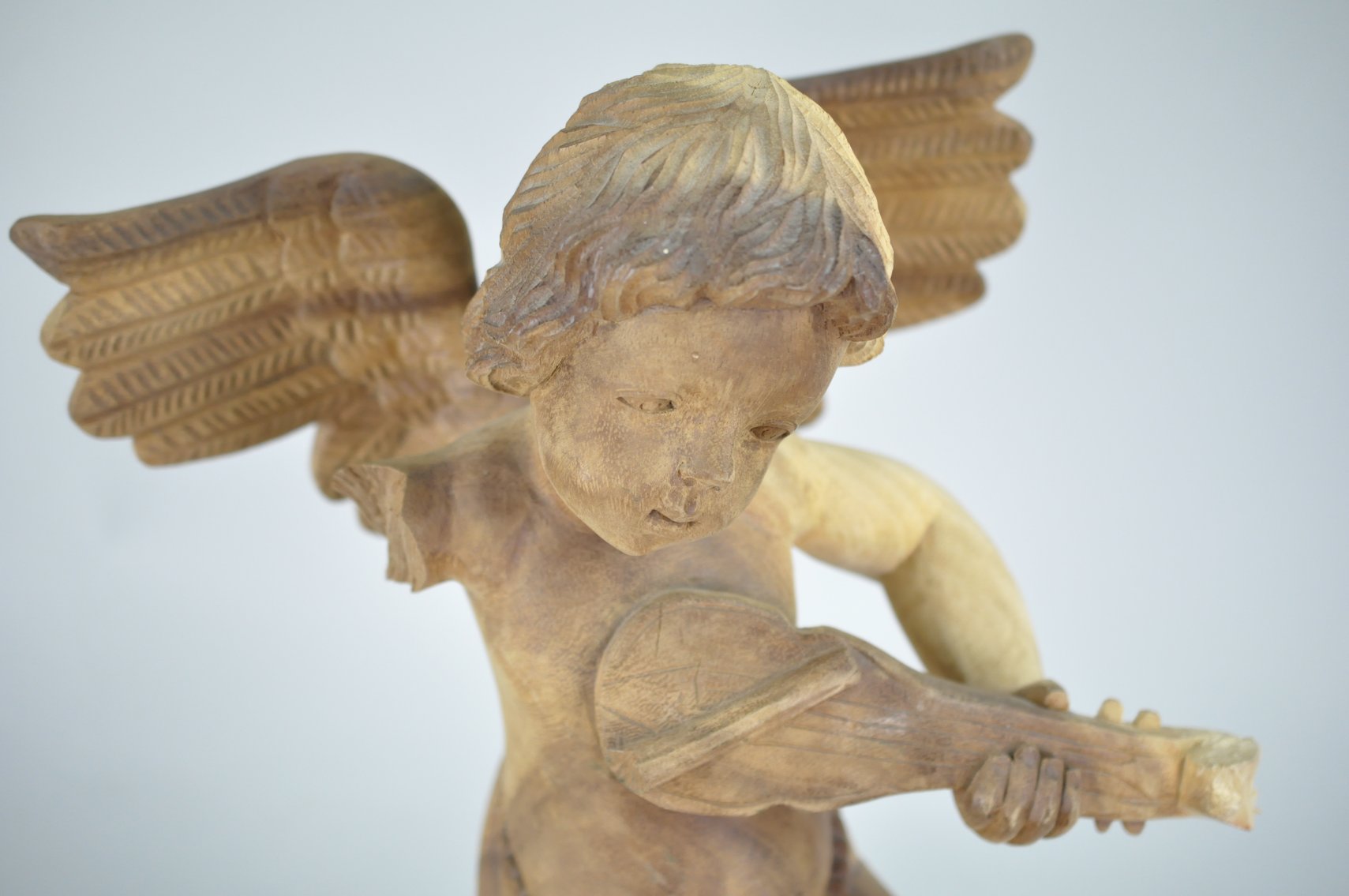Seal, Cherub, and Signed Duck Decoy Wood Sculptures