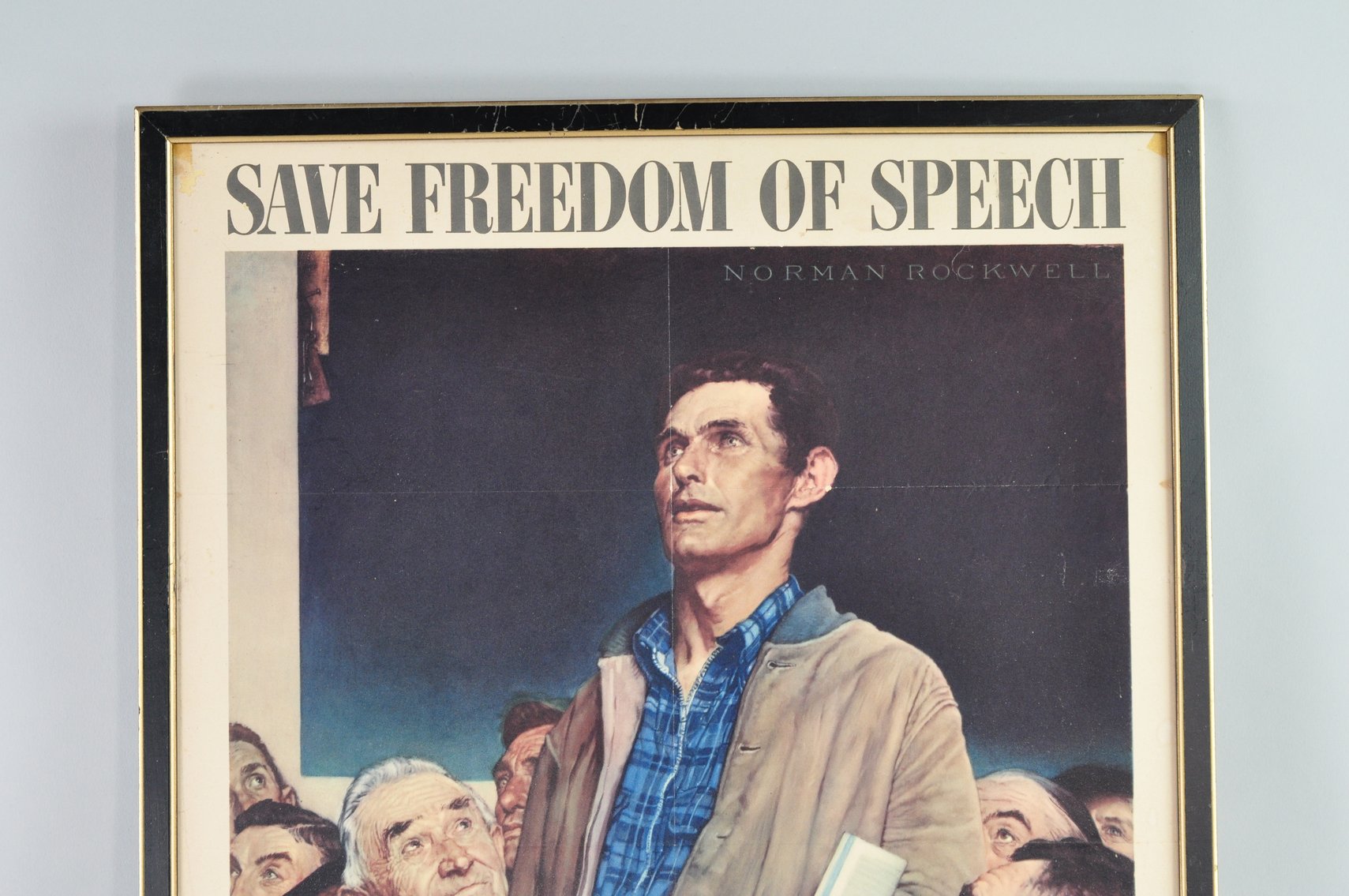 Four Freedoms War Bond Posters by Norman Rockwell